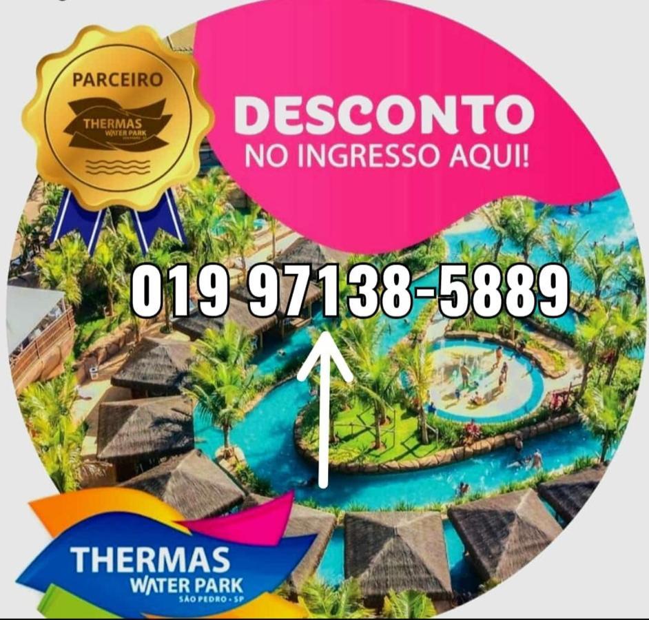 Suites Ambiente Familiar -Prox Do Thermas Águas de São Pedro 외부 사진
